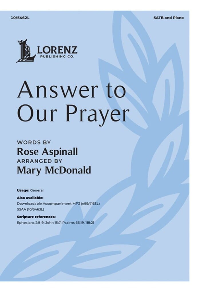 Answer to Our Prayer